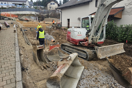 Obnova Brestove ulice v Cerknici Foto Samo Mlinar (2)